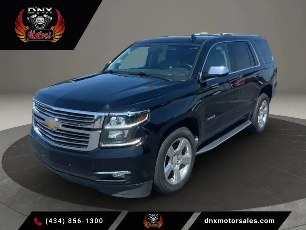 Black 2018 Chevrolet Tahoe Premier Sport Utility 4D for sale in Altavista, VA