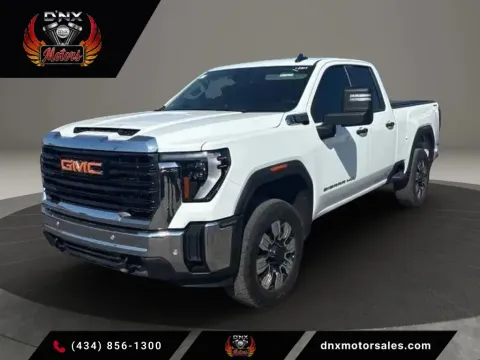 White 2025 GMC Sierra 2500 HD Double Cab Pro Pickup 4D 6 1/2 ft for sale in Altavista, VA