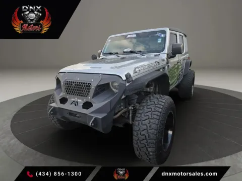 Silver 2020 Jeep Wrangler Unlimited Sport S Sport Utility 4D for sale in Altavista, VA