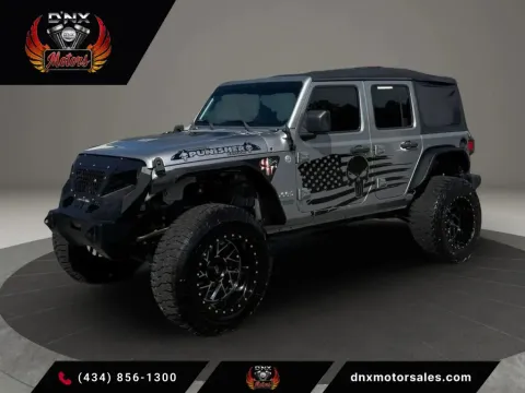 Silver 2020 Jeep Wrangler Unlimited Sport S Sport Utility 4D for sale in Altavista, VA
