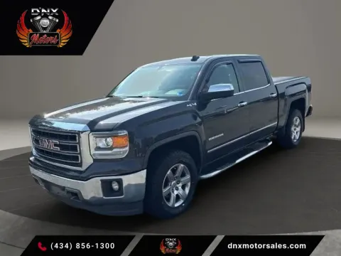 Black 2015 GMC Sierra 1500 Crew Cab SLT Pickup 4D 5 3/4 ft for sale in Altavista, VA