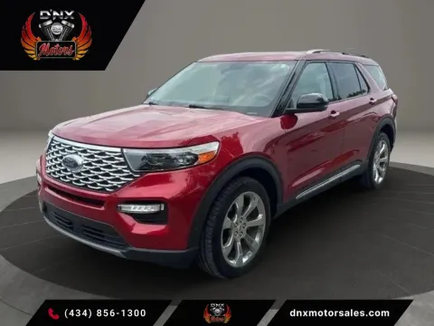 Red 2020 Ford Explorer Platinum Sport Utility 4D for sale in Altavista, VA