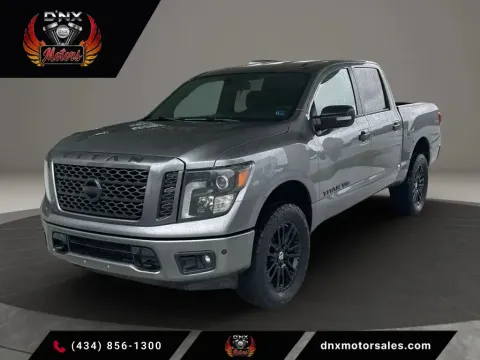 Gray 2018 Nissan Titan Crew Cab SV Pickup 4D 5 1/2 ft for sale in Altavista, VA