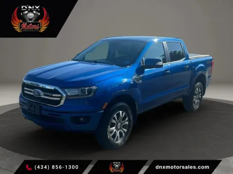 Blue 2019 Ford Ranger SuperCrew Lariat Pickup 4D 5 ft for sale in Altavista, VA