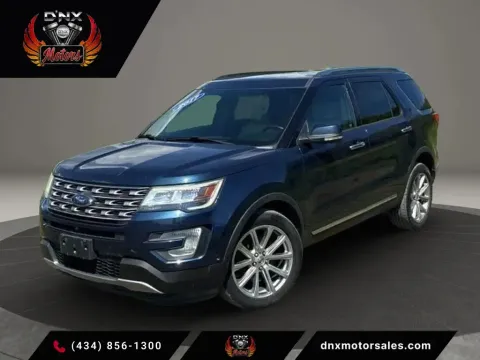 Blue 2017 Ford Explorer Limited Sport Utility 4D for sale in Altavista, VA