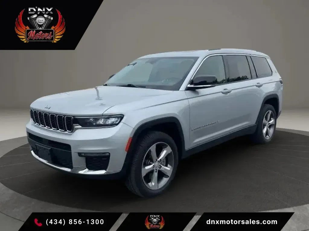 Silver 2021 Jeep Grand Cherokee L Limited Sport Utility 4D for sale in Altavista, VA