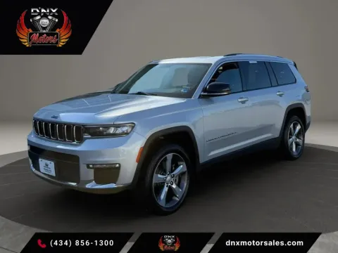 Silver 2021 Jeep Grand Cherokee L Limited Sport Utility 4D for sale in Altavista, VA
