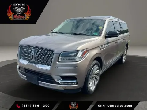 Gold 2019 Lincoln Navigator L Reserve Sport Utility 4D for sale in Altavista, VA
