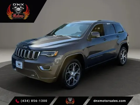 Gray 2018 Jeep Grand Cherokee Limited Sterling Edition Sport Utility 4D for sale in Altavista, VA
