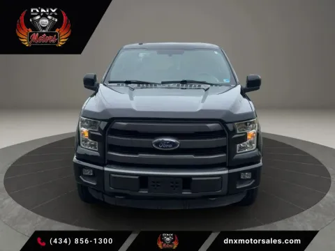 Black 2015 Ford F-150 SuperCrew Cab Lariat Pickup 4D 5 1/2 ft for sale in Altavista, VA
