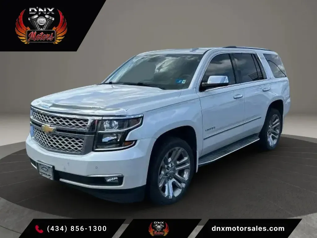 White 2016 Chevrolet Tahoe LT Sport Utility 4D for sale in Altavista, VA