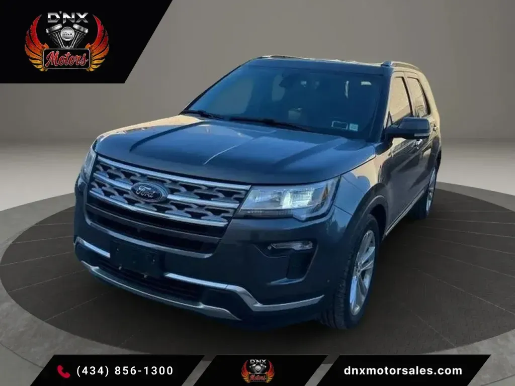 Gray 2018 Ford Explorer Limited Sport Utility 4D for sale in Altavista, VA