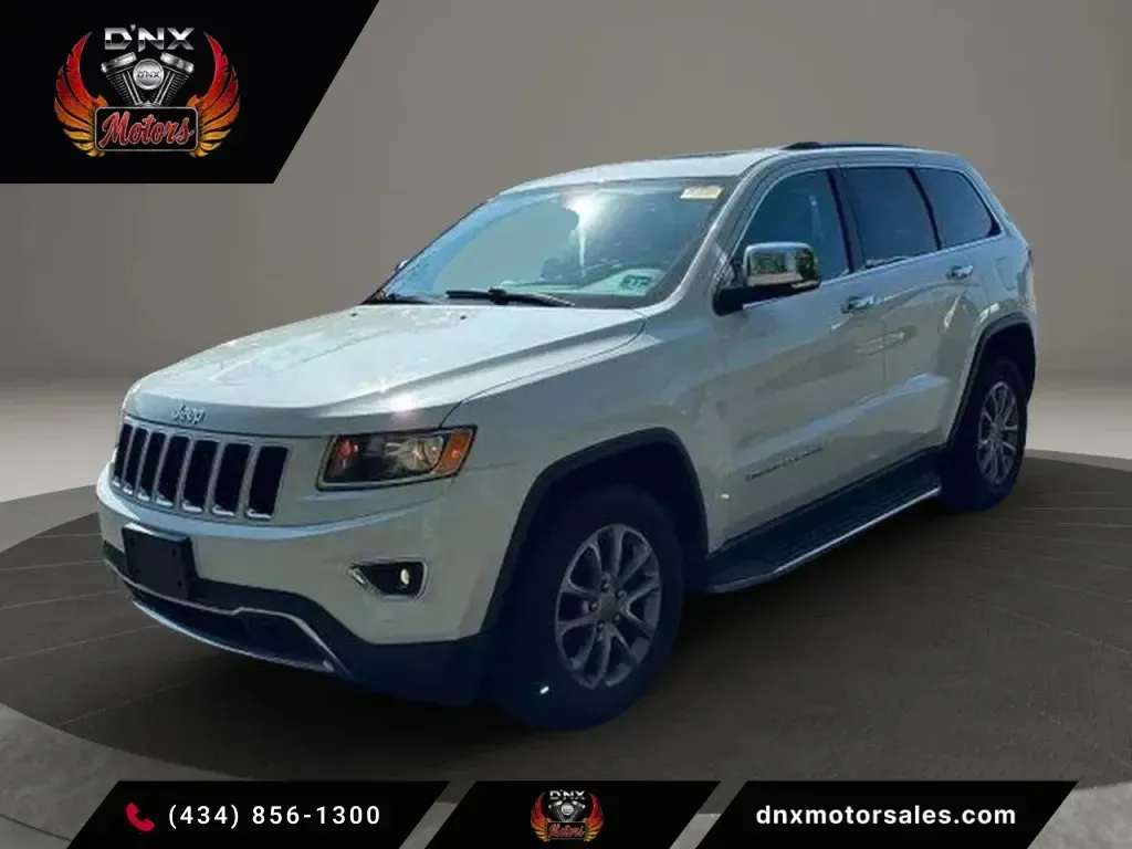 White 2016 Jeep Grand Cherokee Limited Sport Utility 4D for sale in Altavista, VA