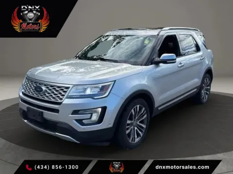 Silver 2017 Ford Explorer Platinum Sport Utility 4D for sale in Altavista, VA