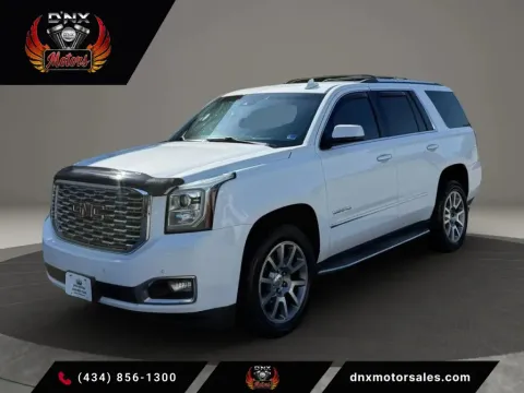 White 2018 GMC Yukon Denali Sport Utility 4D for sale in Altavista, VA