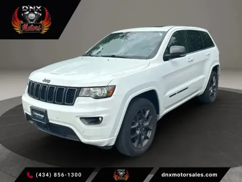 White 2021 Jeep Grand Cherokee 80th Edition Sport Utility 4D for sale in Altavista, VA