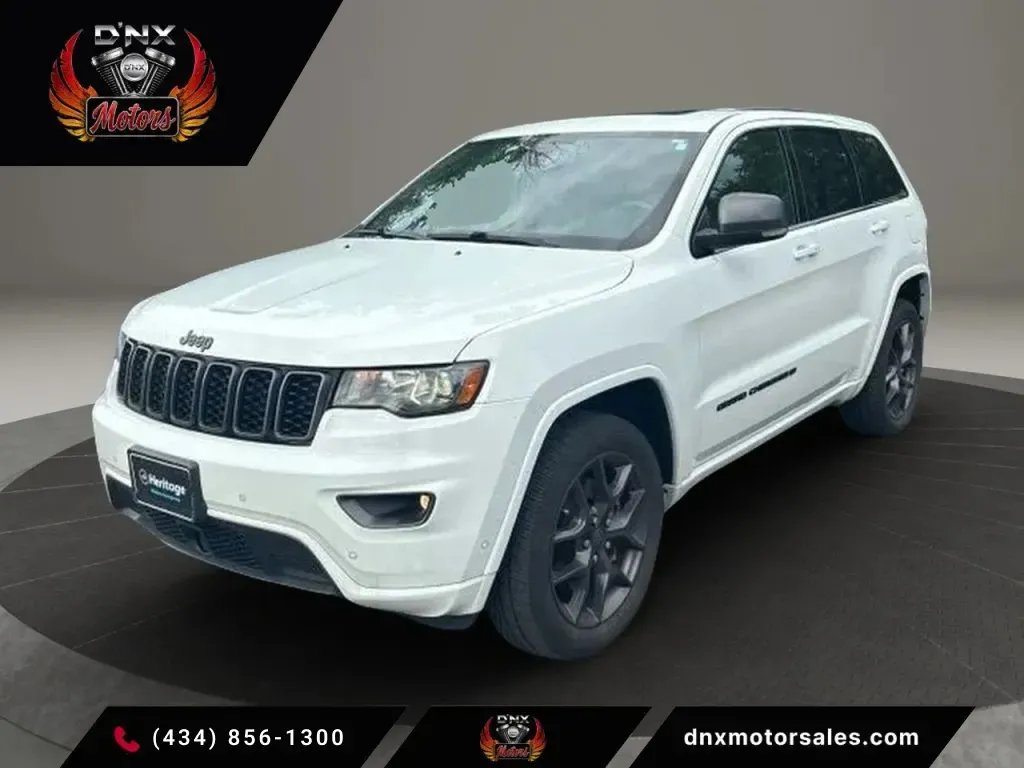 White 2021 Jeep Grand Cherokee 80th Edition Sport Utility 4D for sale in Altavista, VA