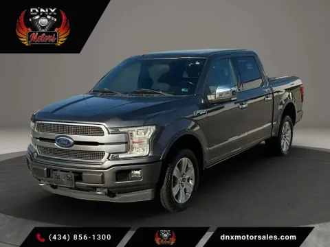 Gray 2019 Ford F-150 SuperCrew Cab Platinum Pickup 4D 5 1/2 ft for sale in Altavista, VA