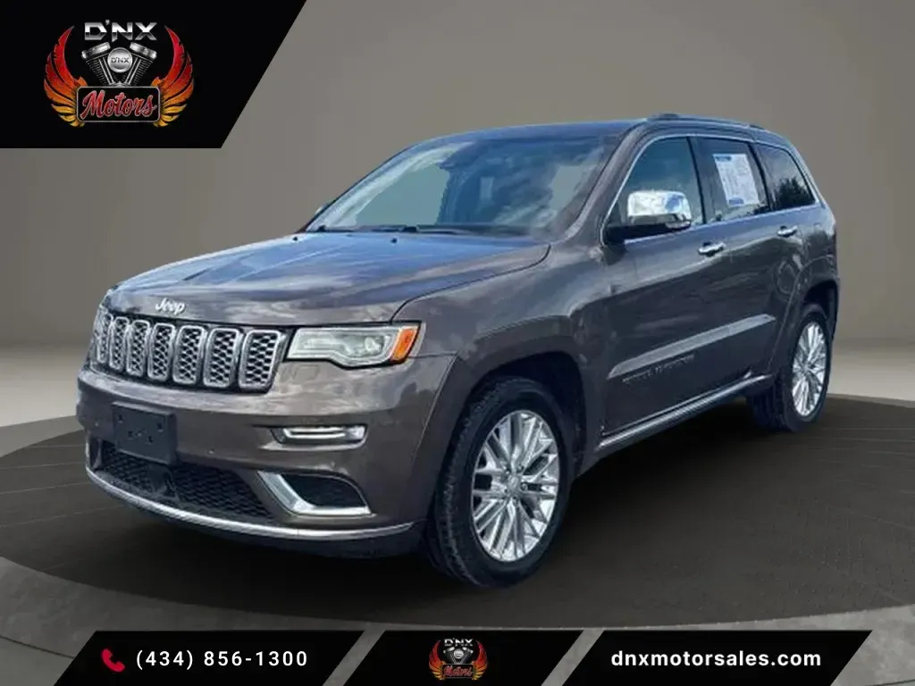 Brown 2018 Jeep Grand Cherokee Summit Sport Utility 4D for sale in Altavista, VA