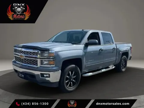Blue 2015 Chevrolet Silverado 1500 Crew Cab LT Pickup 4D 5 3/4 ft for sale in Altavista, VA