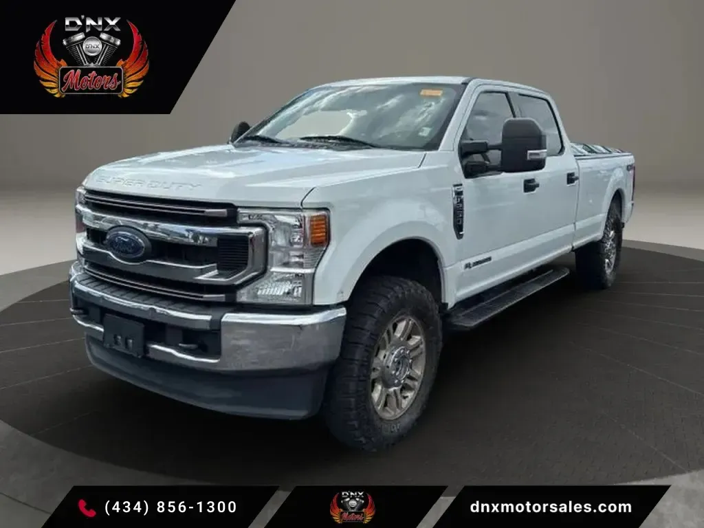White 2021 Ford F250 Super Duty Crew Cab XLT Pickup 4D 8 ft for sale in Altavista, VA