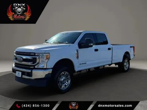 White 2021 Ford F250 Super Duty Crew Cab XLT Pickup 4D 8 ft for sale in Altavista, VA