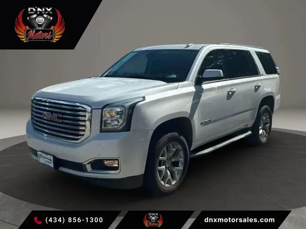 White 2020 GMC Yukon SLT Standard Edition Sport Utility 4D for sale in Altavista, VA
