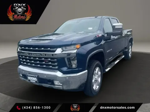 Blue 2020 Chevrolet Silverado 2500 HD Crew Cab LTZ Pickup 4D 6 1/2 ft for sale in Altavista, VA