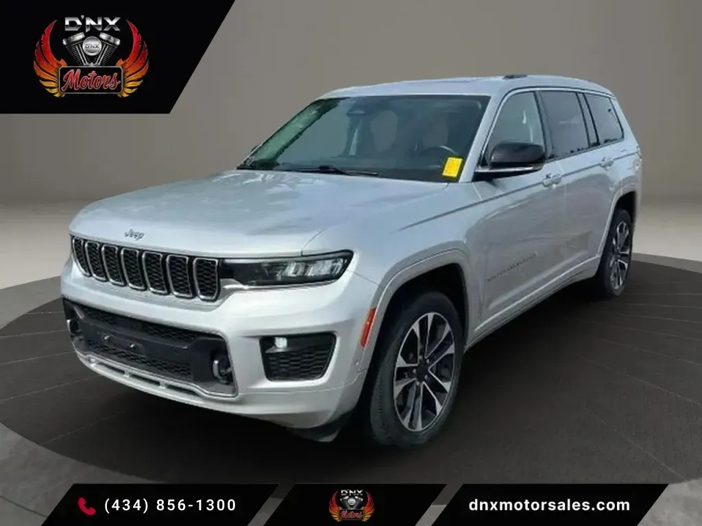 Silver 2021 Jeep Grand Cherokee L Overland Sport Utility 4D for sale in Altavista, VA