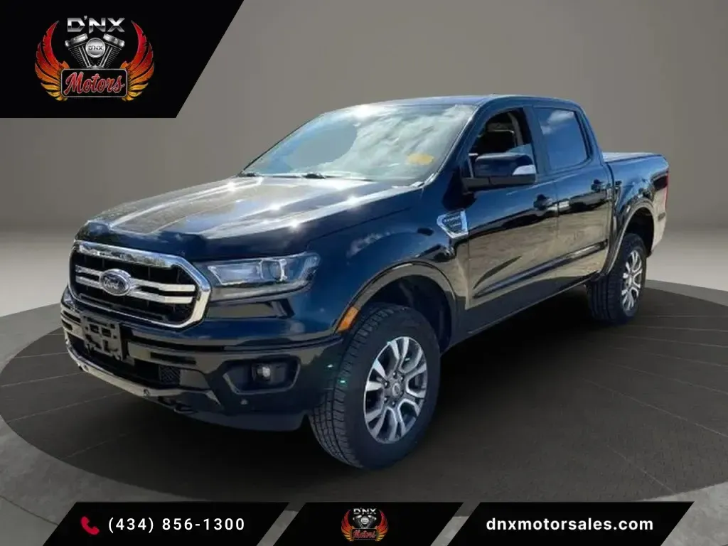 Black 2019 Ford Ranger SuperCrew Lariat Pickup 4D 5 ft for sale in Altavista, VA