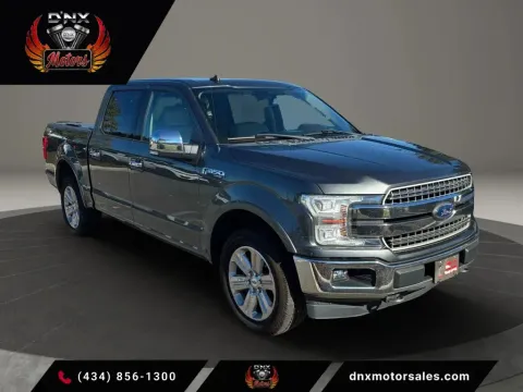 Gray 2019 Ford F-150 SuperCrew Cab Lariat Pickup 4D 5 1/2 ft for sale in Altavista, VA