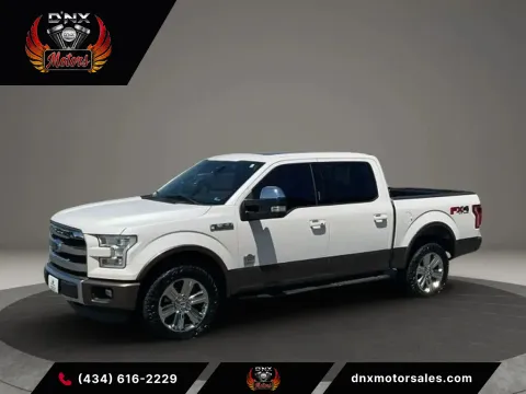 White 2015 Ford F-150 SuperCrew Cab King Ranch Pickup 4D 5 1/2 ft for sale in Forest, VA