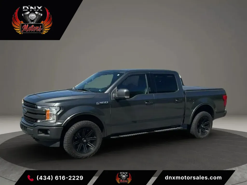 Gray 2019 Ford F-150 SuperCrew Cab Lariat Pickup 4D 5 1/2 ft for sale in Forest, VA