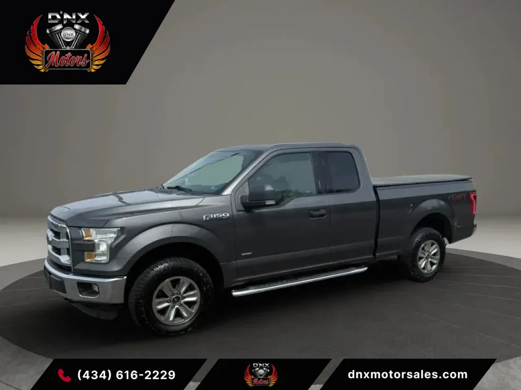Gray 2015 Ford F-150 Super Cab XLT Pickup 4D 6 1/2 ft for sale in Forest, VA