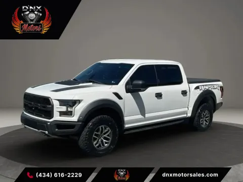 White 2018 Ford F-150 SuperCrew Cab Raptor Pickup 4D 5 1/2 ft for sale in Forest, VA