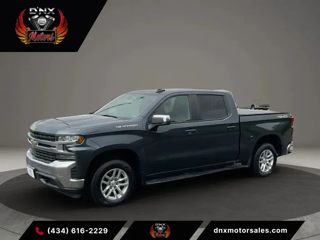 Blue 2020 Chevrolet Silverado 1500 Crew Cab LT Pickup 4D 5 3/4 ft for sale in Forest, VA