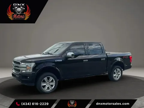Black 2020 Ford F-150 SuperCrew Cab Platinum Pickup 4D 5 1/2 ft for sale in Forest, VA