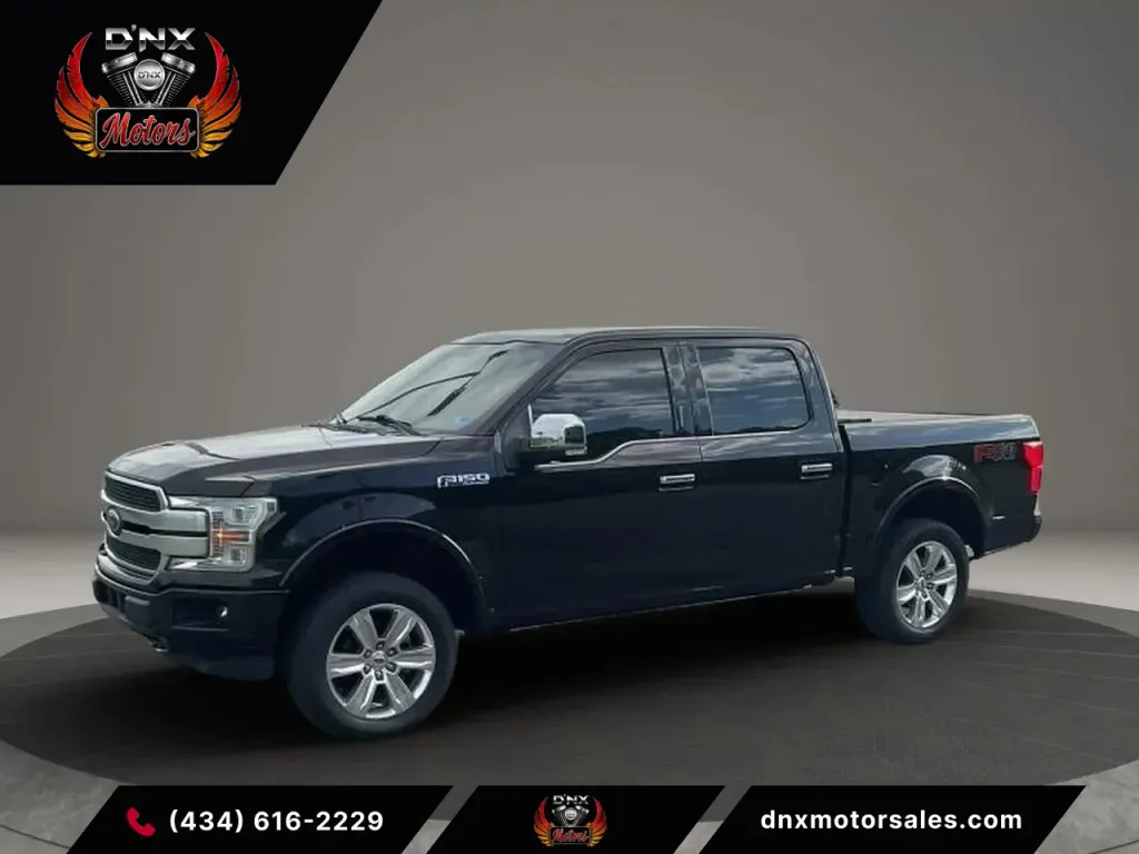 Black 2020 Ford F-150 SuperCrew Cab Platinum Pickup 4D 5 1/2 ft for sale in Forest, VA