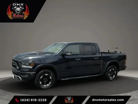Black 2021 Ram 1500 Crew Cab Rebel Pickup 4D 5 1/2 ft for sale in Forest, VA