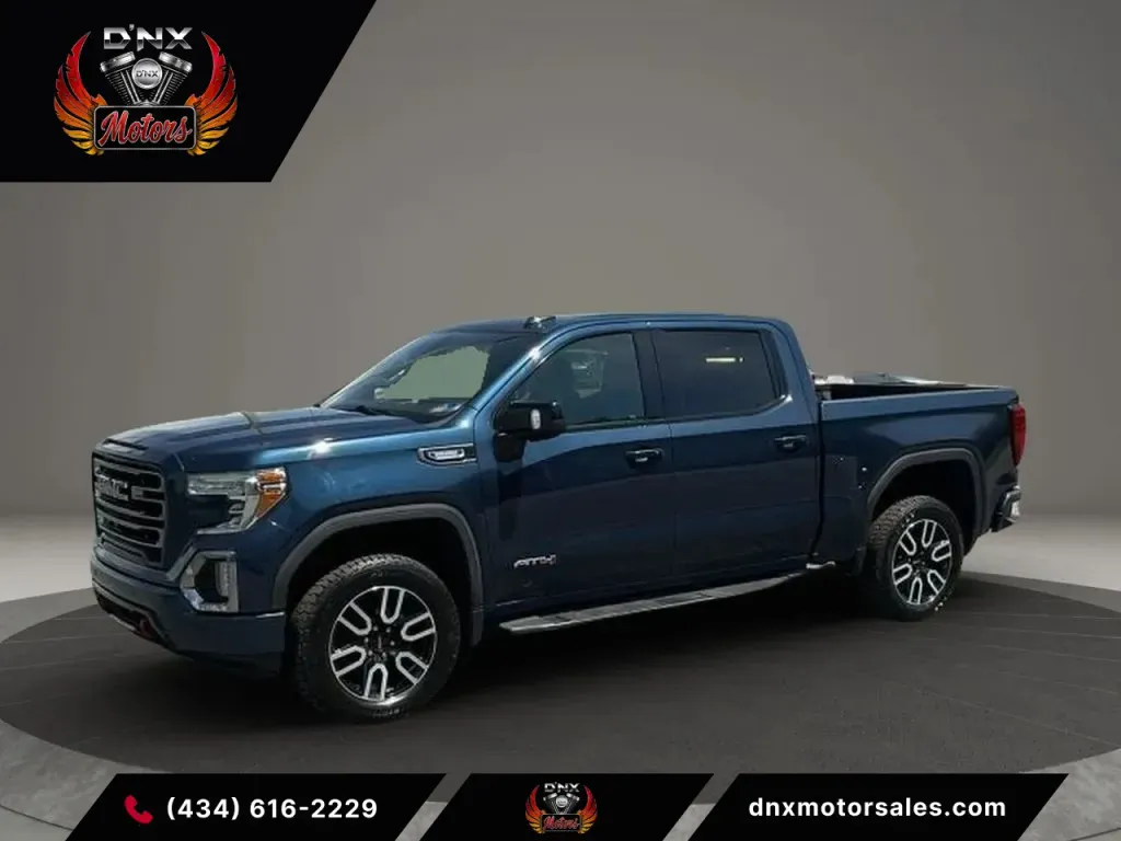 Blue 2020 GMC Sierra 1500 Crew Cab AT4 Pickup 4D 5 3/4 ft for sale in Forest, VA