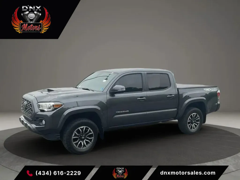 Gray 2021 Toyota Tacoma Double Cab TRD Sport Pickup 4D 5 ft for sale in Forest, VA
