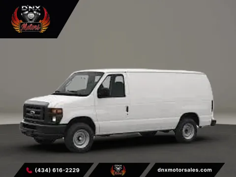 White 2008 Ford E250 Cargo Van 3D for sale in Forest, VA