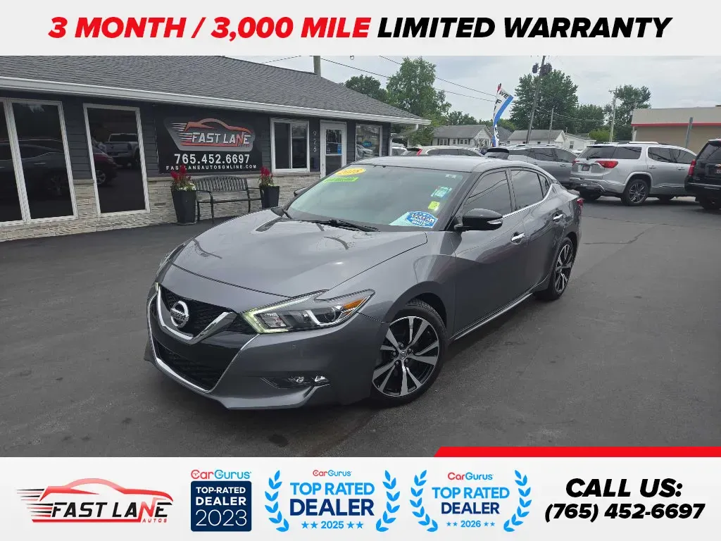 Gray 2018 NISSAN MAXIMA 3.5S for sale in Kokomo, IN