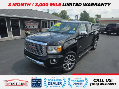 Black 2019 GMC CANYON DENALI for sale in Kokomo, IN