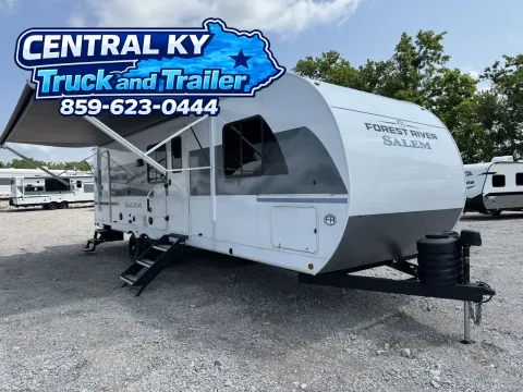 White 2025 FOREST RIVER SALEM 26DBUDX   26DBUDX for sale in Richmond, KY