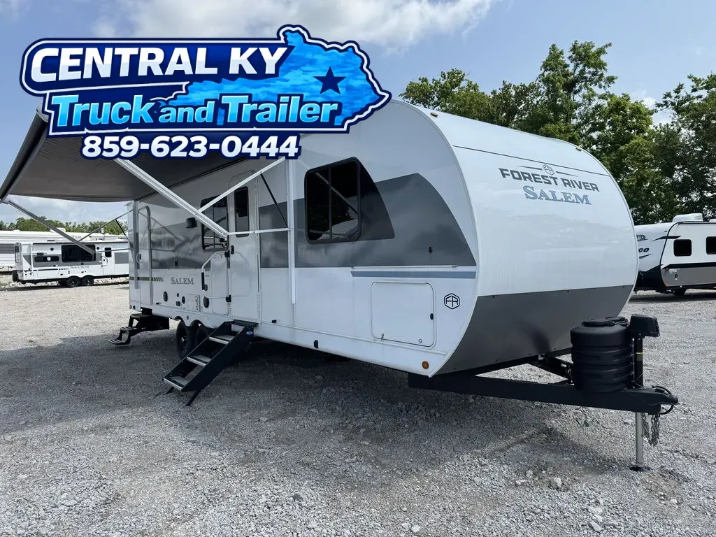 White 2025 FOREST RIVER SALEM 26DBUDX   26DBUDX for sale in Richmond, KY
