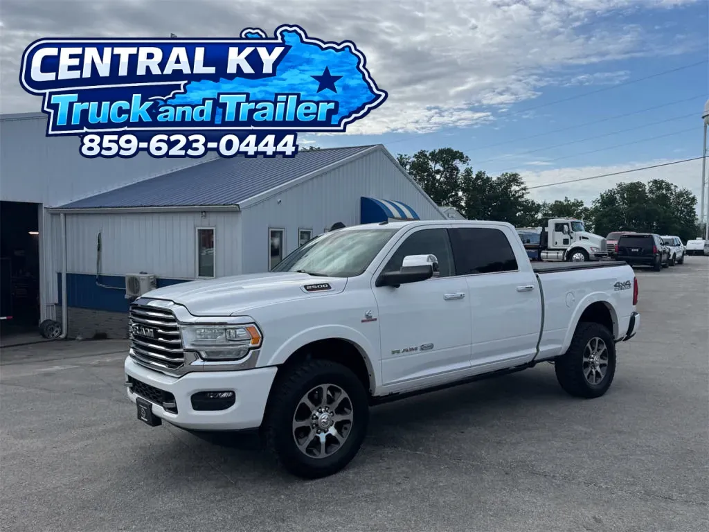 White 2021 RAM 2500 LONGHORN DJ7R91 for sale in Richmond, KY