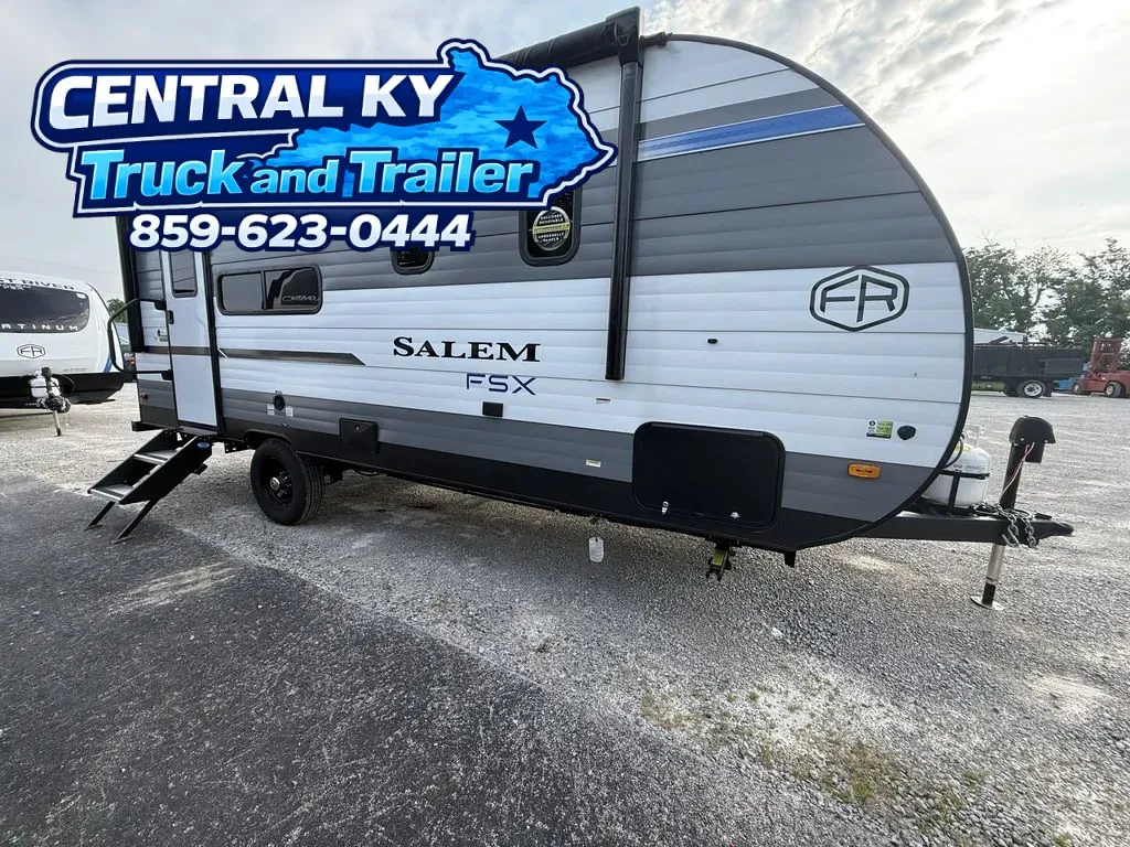 White 2025 Forest River Salem FSX 163RDSK 163RDSK for sale in Richmond, KY
