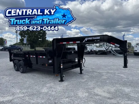 Black 2026 Homesteader Trailers Low Profile Dump GN 716IGX for sale in Richmond, KY