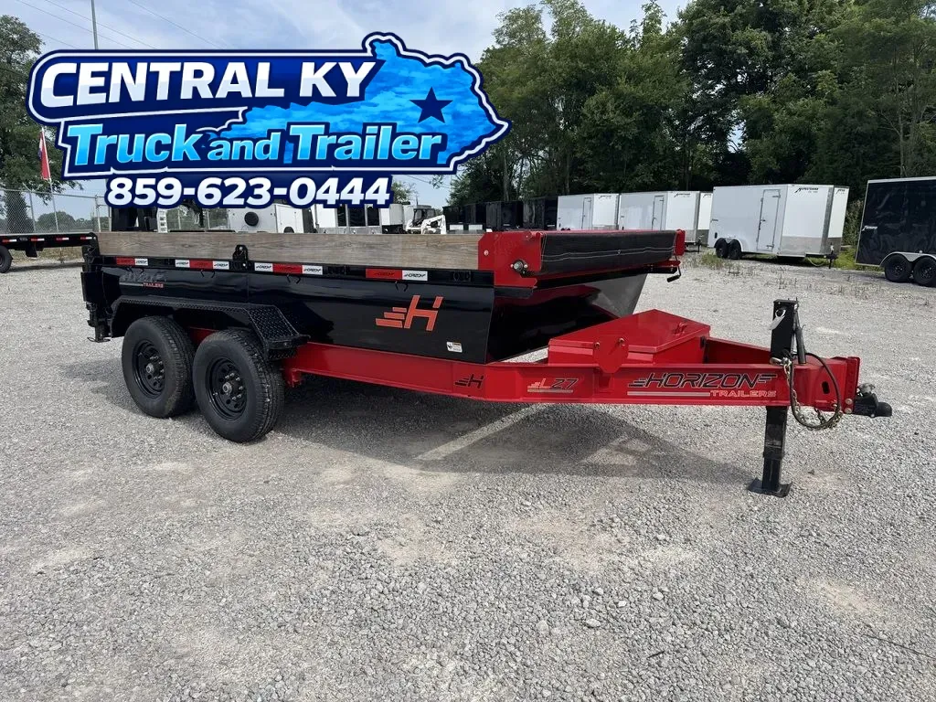 Black 2024 Horizon Trailer LZ7 14K 83'' BP Hoist 14' for sale in Richmond, KY